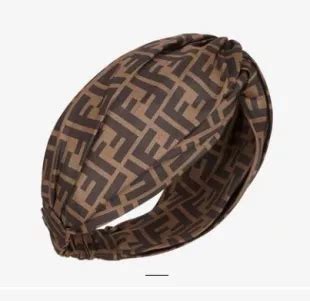 fendi brown silk bandeau top|Fendi Silk Animal Print Bandeau .